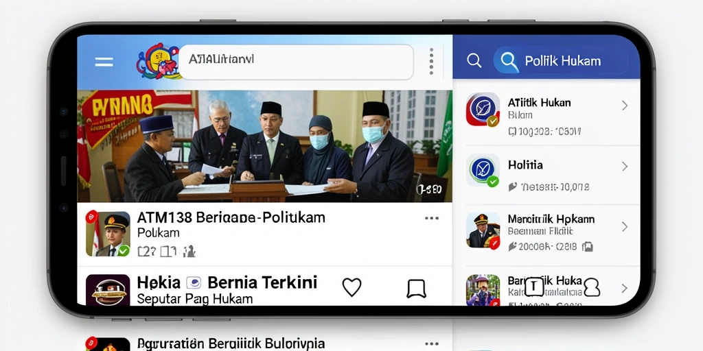 Tampilan interface ATM138 yang informatif dan menarik.