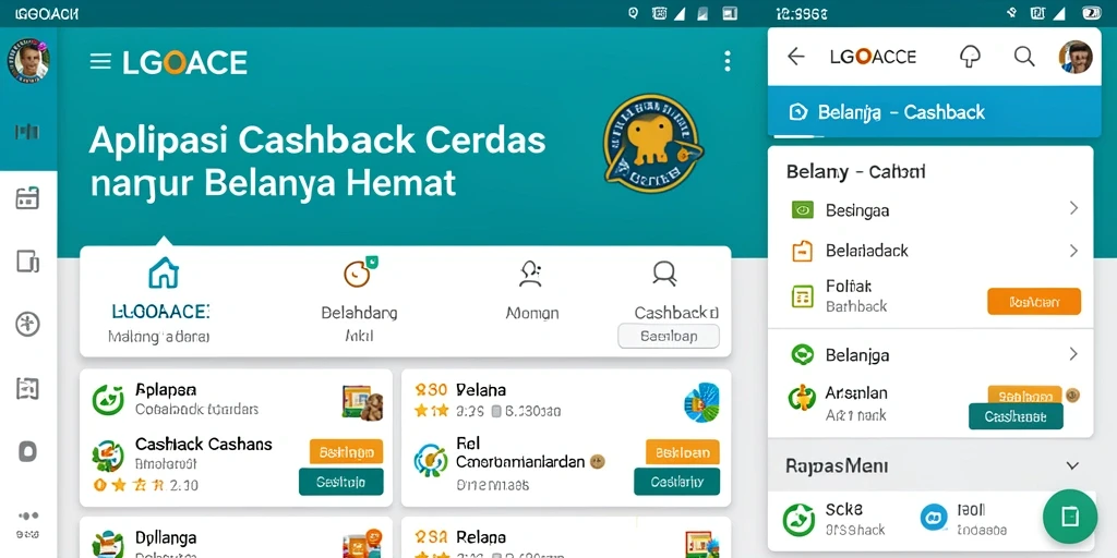 Tampilan antarmuka utama LGOACE yang intuitif dan menarik.