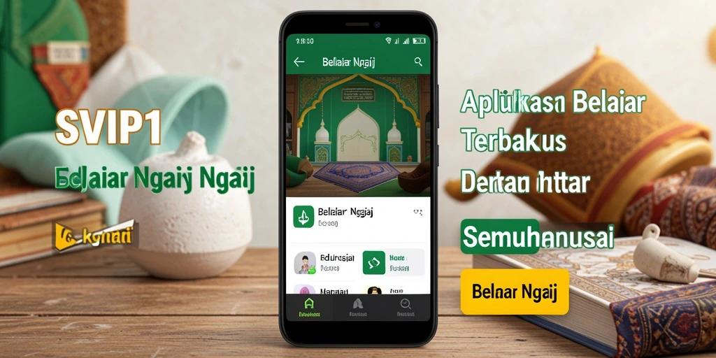 Tampilan antarmuka SVIP1 yang sederhana dan menarik untuk belajar.