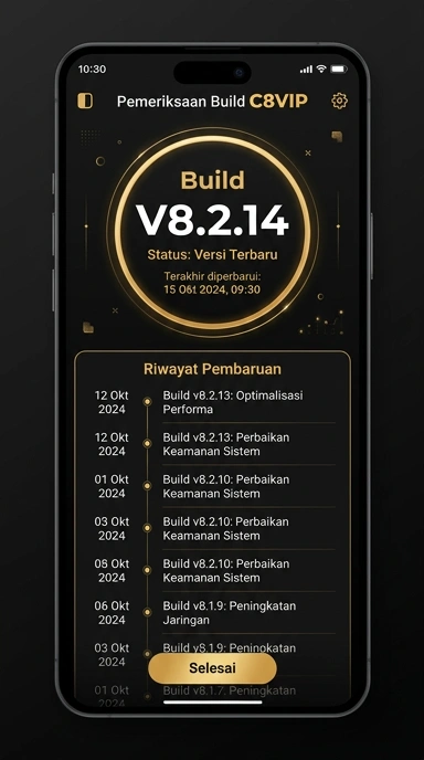 Halaman Riwayat Versi c8vip untuk Pengguna Android